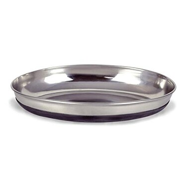 Our Pets Dish Oval Cat Rubber Bottom Pet Bowl 2 Pack