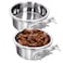 Harhana Kennel Water Bowl 2 Packs No Spill Hanging Cage Crate Bowl for Cat Small Dog Feeder 2 Cups 1 Pint