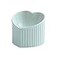 HCHLQLZ Green Ceramic Raised Cat Bowls Tilted Elevated Food or Water Bowls Stress Free Backflow Prevention Dishwasher and Microwave Safe Lead Cadmium Free