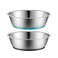 PEGGY11 Lightweight Stainless Steel Cat Bowls 18 Cup 2 Pack
