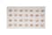 Pearhead AntiSlip Pet Feeding Mat Cushioned Waterproof Cat Bowl Placement Mat Pet Owner Must Have Pet Accessory White with Black and Tan Cat Faces Design