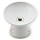 &ccedil;&OElig;&aring;&pound;Necoichi Elevated Cat Food Bowl Ceramic Porcelain 15 Tilted WhiskerFriendly Dishwasher Microwave Safe NonSlip AntiVomiting Neck Fatigue Sakura Large Extra Wide Tilted