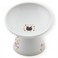 &ccedil;&OElig;&aring;&pound;Necoichi Elevated Cat Food Bowl Ceramic Porcelain 15 Tilted WhiskerFriendly Dishwasher Microwave Safe NonSlip AntiVomiting Neck Fatigue Sakura Large Extra Wide Tilted