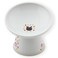 &ccedil;&OElig;&aring;&pound;Necoichi Elevated Cat Food Bowl Ceramic Porcelain 15 Tilted WhiskerFriendly Dishwasher Microwave Safe NonSlip AntiVomiting Neck Fatigue Sakura Large Extra Wide Tilted
