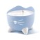 Catit PIXI Drinking Fountain Cat Water Fountain with Triple Filter and Ergonomic Drinking Options Blue