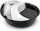 Pioneer Pet Raindrop Fountain Pet Drinking Fountains 60 oz Plastic Black White