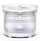 Homerunpet Cordless Cat Water Fountain 7800mAh Battery 30Day Runtime EasyClean Detachable Design Transparent Tank Motion Sensor White