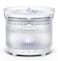 Homerunpet Cordless Cat Water Fountain 7800mAh Battery 30Day Runtime EasyClean Detachable Design Transparent Tank Motion Sensor White