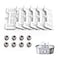 uahpet 6 Pack Replacement Filters 8 Pack Replacement Filter Sponges for Stainless Steel Pet Fountain Pro with Water Level Window Version Water Fountain is not Included