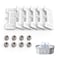 uahpet 6 Pack Replacement Filters 8 Pack Replacement Filter Sponges for Stainless Steel Pet Fountain Pro with Water Level Window Version Water Fountain is not Included
