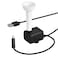 furrybaby Pet Water Fountain Replacement Pump and Light Set For Square Water Fountain