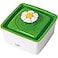 Catit 20 Mini Flower Drinking Fountain Cat Water Fountain with Triple Filter and Ergonomic Drinking OptionsGreen