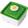 Catit 20 Mini Flower Drinking Fountain Cat Water Fountain with Triple Filter and Ergonomic Drinking OptionsGreen