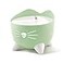 Catit PIXI Drinking Fountain Cat Water Fountain with Triple Filter and Ergonomic Drinking Options Green