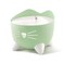 Catit PIXI Drinking Fountain Cat Water Fountain with Triple Filter and Ergonomic Drinking Options Green
