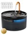 MISFANS Cat Water Fountain with 6Pack Replaceable Filters 71oz21L Cat Fountain for Drinking with Copper Faucet Designed Pump Filter Plastic Automatic Pet Water Fountain Bowl Dispenser