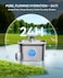 FEELNEEDY Stainless Steel Cat Water Fountain 28L with 20dB UltraQuiet Pump Ideal for Timid Pets LED Water Level Window Dishwasher Safe 247 Circulation Includes 3 Replacement Filters