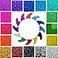 zetpo Cat Nail Caps Cat Claw Covers with Adhesives and Applicators XS 5X Solid Random Colors 100 pcs