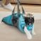 Cinf Cat Nail Clipping Cleaning Grooming Restraint Bag Free Muzzle No Scratching Biting for Bathing Nail Trimming Injecting Examining BlueM