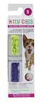 Kitty Caps Nail Caps for Cats Spring Green with Glitter Ultra Violet 40 Count Small 3 Pack Safe Stylish Humane Alternative to Declawing Stops Snags and Scratches