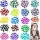 VICTHY 120pcs Cat Nail Caps Cat Nail Covers Cat Claw Caps with Adhesives and Applicators Small
