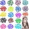 VICTHY 120pcs Cat Nail Caps Cat Nail Covers Cat Claw Caps with Adhesives and Applicators Small