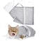 Shappy Cat Shower Net Bag Grooming Bathing Adjustable Washing Bag Multifunctional Cat Restraint Accessories Prevent Biting Scratching Nail Trimming Ears Clean Keeping CalmGrey