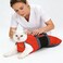 Cinf Cat Nail Clipping Cleaning Grooming Restraint Bag No Scratching Biting for Bathing Nail Trimming Injecting ExaminingPure RedM