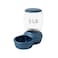 Petmate Replendish Gravity Feeder WMicroban Pearl Peacock Blue 2 LB Made in USA