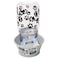 Lixit Reversable Water or Dry Food Feeders for Cats and Dogs Small Granite