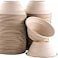 Disco Pets Biodegradable Pet Bowls 25 Pack 8 Oz 1 Cup GermFree AllergenFree Sturdy Leakproof Recycled Wheatstalk Material Suitable for Dogs and Cats