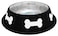 RUFFIN' IT Ruffin It Fashion Steel Bowl 32Ounce Black with White Bones