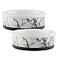 Bone Dry Pet Bowl Collection Ceramic Set Small Marble 2 Count White