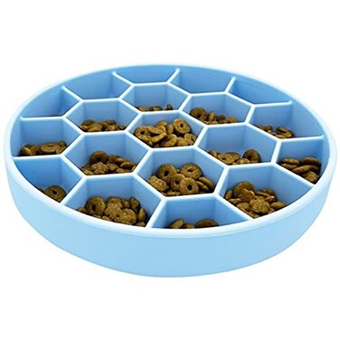 Mr. Peanut's Mr Peanuts Interactive Slow Feed Dog Bowl Fun Healthy Bloat Stop Feeder Medium