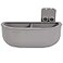 Petmate Double Diner Kennel Bowl Gray Small