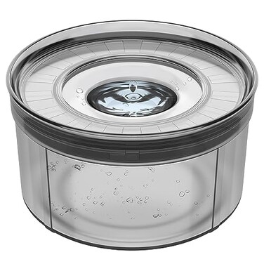 Techphardo 1Gallon No Spill Dog Water Bowl38L Large Capacity BPAFree AntiSplash AntiDigging Design with NonSlip Base for Messy Drinkers
