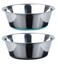 PEGGY11 Deep Stainless Steel AntiSlip Dog Bowls 2Pack 8 Cups