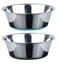 PEGGY11 Deep Stainless Steel AntiSlip Dog Bowls 2Pack 8 Cups