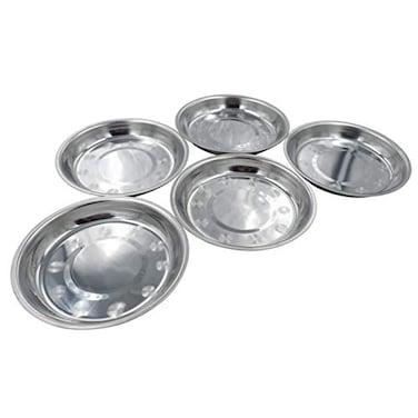 Forest Guys Dog Bowls Cat Bowls Stainless Steel Dish 5Pack