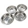 Forest Guys Stainless Steel Dog Cat Bowls 4Pack