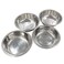 Forest Guys Stainless Steel Dog Cat Bowls 4Pack
