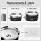Gardner Pet Slow Water Bowl for Dogs No Spill AntiSplash Floating Plate Design Slows Drinking to Reduce Mess Keeps Water Clean Floors Dry 38LBlack