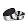 YINGFAN Dog Bowls Durable Heavy Duty Stainless Steel Dog Bowls NonSlip Basic Bowl for Dogs with Rubber Base 2 Pack 3 Cups