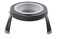 Dexas Pets Single Elevated Pet FeederPet Bowl I5 Cup Capacity Light Gray Small