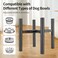 PROERR Lifted Dog Bowl Stand Without Bowls Single Raise Pet Food Table Adjustable Wide 610 Tall 8 10 12 Bowl Stand Size Optional Dog Bowls Holder Elevated for Small Medium Large Dogs Breed