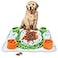 TWOPER Snuffle Mat for Dog Puzzle Toys Interactive Pet Food Mat Cat Feeding with Fixing Handle Brain Stimulating Hand and Machine Washable Perfect for Any Breed