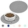 Ptlom Pet Food Mat for Dog and Cat Placemat 2 Pcs Mat for Prevent Food and Water Overflow Suitable for Medium and Small Pet Silicone 95 95