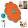 ALL FOR PAWS 2 in 1 Lick Mat for Crate Training Dog Slow Feeder Anxiety Relief Enrichment Pad with Suction Cups Dishwasher Safe BPAFree Silicone for Small Medium Dogs 1 Pack