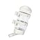 FOBLOEER No Drip Dog Kennel Water Bottle Dispenser for Crate 400ml Dripless Pet Drinking Fountains Kettle with Automatically Feeding Water White