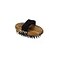 Bamboo Groom Curry Brush with Rubber Bristles for Pets